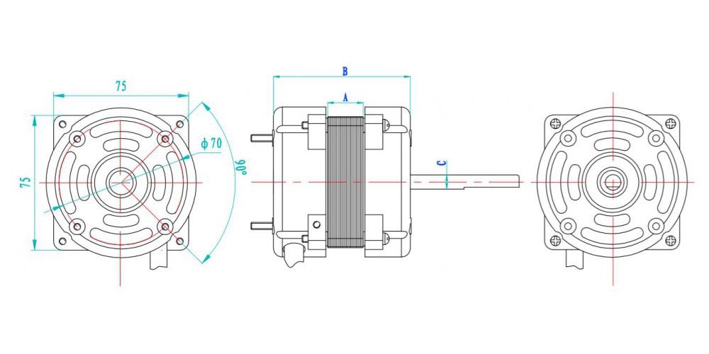 Condensador de arranque Motor de inducción